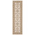2' X 8' Ivory And Gold Oriental Power Loom Stain Resistant Runner Rug With Fringe N270-509380