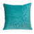 20" Aqua Cotton Blend Throw Pillow N270-402844