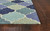 2' X 3' Blue Quatrefoil Hand Tufted Area Rug N270-353306