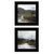 Set Of Two Winter Landscape 2 Black Framed Print Wall Art N270-407260
