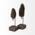 Petite Brown Resin Pinecone Shaped Decor Piece N270-392457