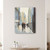 20" x 16" Watercolor Walk in the City Canvas Wall Art N270-399033