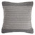 20" X 20" Gray And Ivory 100% Cotton Striped Zippered Pillow N270-517179