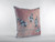 16" Dusty Pink Boho Bird Zippered Suede Throw Pillow N270-410797