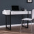 45" White and Black Writing Desk N270-402055