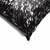 Set of Two 18" Black and Silver Cowhide Throw Pillow N270-328294