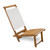 15" Brown and Natural Wood Solid Wood Outdoor Deck Chair N270-476324
