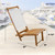 15" Brown and Natural Wood Solid Wood Outdoor Deck Chair N270-476324