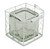 5.5" White and Clear Wire Basket Glass Jar N270-488164