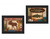 Set Of Two Lodge I Black Framed Print Wall Art N270-405675