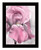 Pink Iris Black Framed Print Wall Art N270-530021