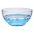 10" Clear and Blue Swirl Acrylic Round Salad Bowl N270-520892