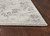 9' X 13' Grey Machine Woven Distressed Floral Traditional Indoor Area Rug N270-350267