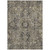 3' X 5' Taupe and Dark Taupe Oriental Washable Non Skid Indoor Outdoor Area Rug N270-563793