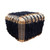 18" Blue 100% Cotton Ottoman N270-517909