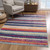 2' X 10' Multicolor Irregular Stripe Boho Runner Rug N270-393145