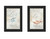 Set Of Two Love 1 Black Framed Print Wall Art N270-405641
