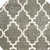 8' Grey Round Geometric Power Loom Stain Resistant Area Rug N270-507896