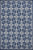 7' X 9' Denim Vintage Trellis Uv Treated Indoor Area Rug N270-352600