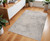 4' X 6' Gray and Beige Abstract Distressed Area Rug N270-558374