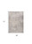 4' X 6' Gray and Beige Abstract Distressed Area Rug N270-558374