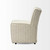 Set Of Two Cream Upholstered Fabric Parsons Chairs N270-380445