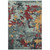 8' X 11' Blue Abstract Power Loom Area Rug N270-510572