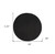 4' X 4' Black Round Non Skid Indoor Outdoor Area Rug N270-479788