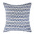 Set of Four 18" X 18" Blue Beach Chevron Cotton Zippered Pillow N270-535284