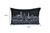 25" Black Cleveland Nighttime Skyline Lumbar Decorative Pillow N270-482484