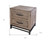 25" Brown Two Drawer Nightstand N270-527073