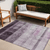 5' X 8' Purple Ombre Washable Non Skid Indoor Outdoor Area Rug N270-563668