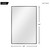 Black Rectangular Wall Mirror N270-397152