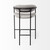 27" Gray And Black Upholstered And Metal Counter Height Bar Chair N270-393417