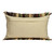 14" X 24" Brown and Beige Cotton Throw Pillow With Fringe N270-383093