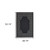 2' X 4' Black and Ivory Stain Resistant Indoor Outdoor Area Rug N270-507678