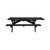 94" Charcoal Solid Wood Outdoor Picnic Table with Umbrella Hole N270-525022