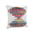 20" X 20" White Red Green Blue Yellow And Orange 100% Cotton Geometric Zippered Pillow N270-516752