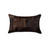 12" X 20" Chocolate Cowhide Throw Pillow N270-316857