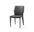 Set of Two Gray Slipcovered Upholstered Faux Leather Dining Side Chairs N270-370668