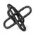 10" Black Metal Chain Link Tabletop Sculpture N270-392514