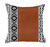 17" X 17" Brown Geometric Zippered Handmade Faux Leather Throw Pillow Cover N270-415107