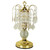 Vintage Gold Glass Chandelier Table Lamp N270-468420