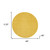 4' X 4' Yellow Round Non Skid Indoor Outdoor Area Rug N270-479868