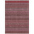 3' X 5' Merlot Striped Washable Non Skid Indoor Outdoor Area Rug N270-560738