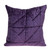 Purple Chunky Geo Stitched Velvet Decorative Throw Pillow N270-402900