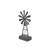 21" Gray Metal Windmill Hand Painted Sculpture N270-483250