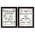 Set Of Two Great Love 1 Black Framed Print Wall Art N270-405967