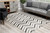 7' X 9' Gray Chevron Dhurrie Area Rug N270-394036