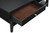 48" Black Solid And Manufactured Wood Coffee Table With Drawer N270-524171